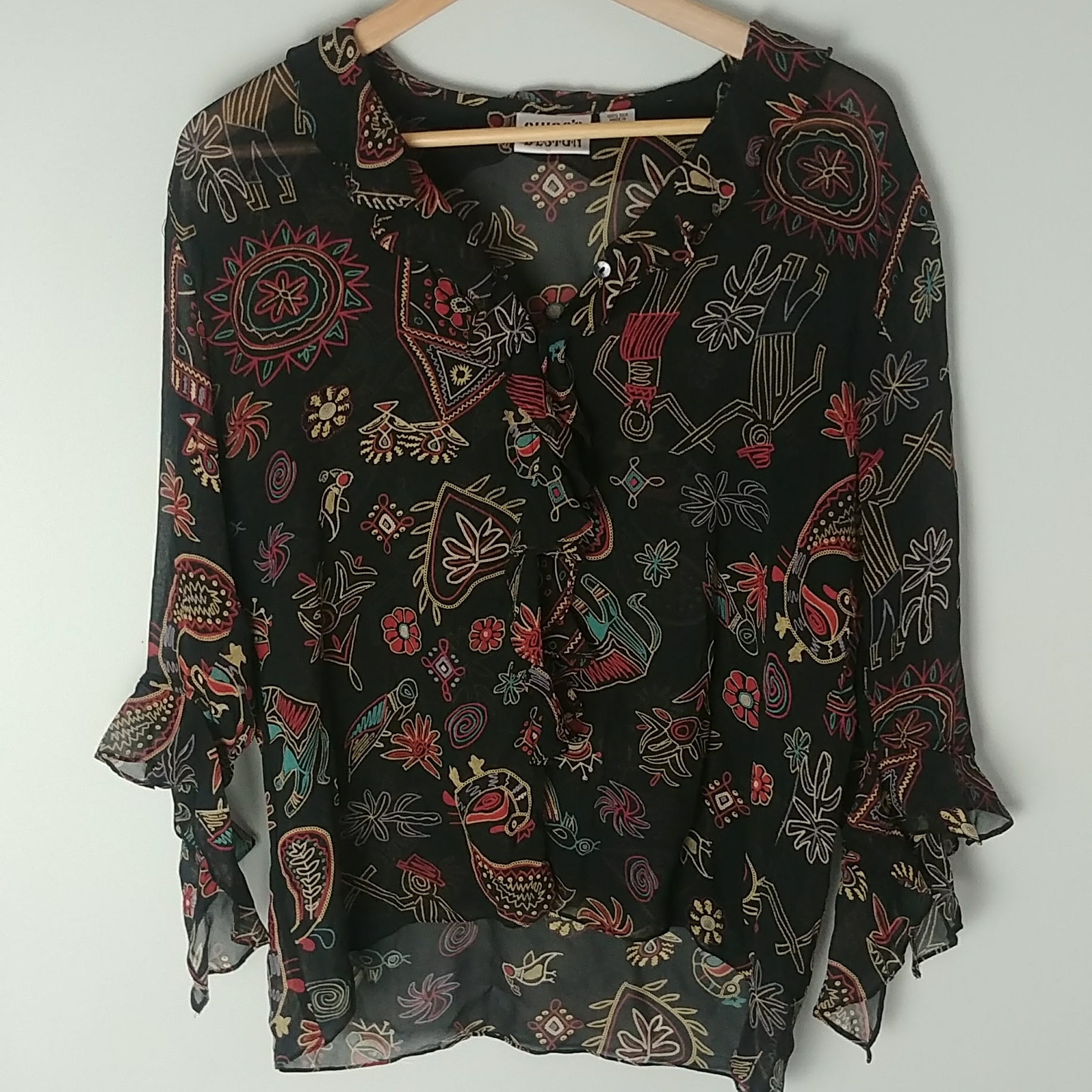 Chico's Design 100% Silk Blouse